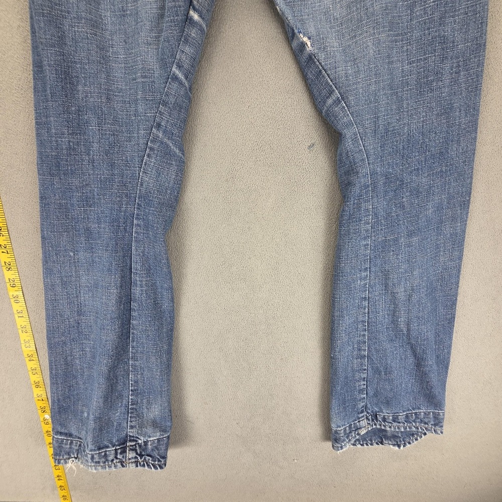 Vintage Levis Engineered Jeans Womens 28x32 Blue Twisted Button Fly - Picture 14 of 16